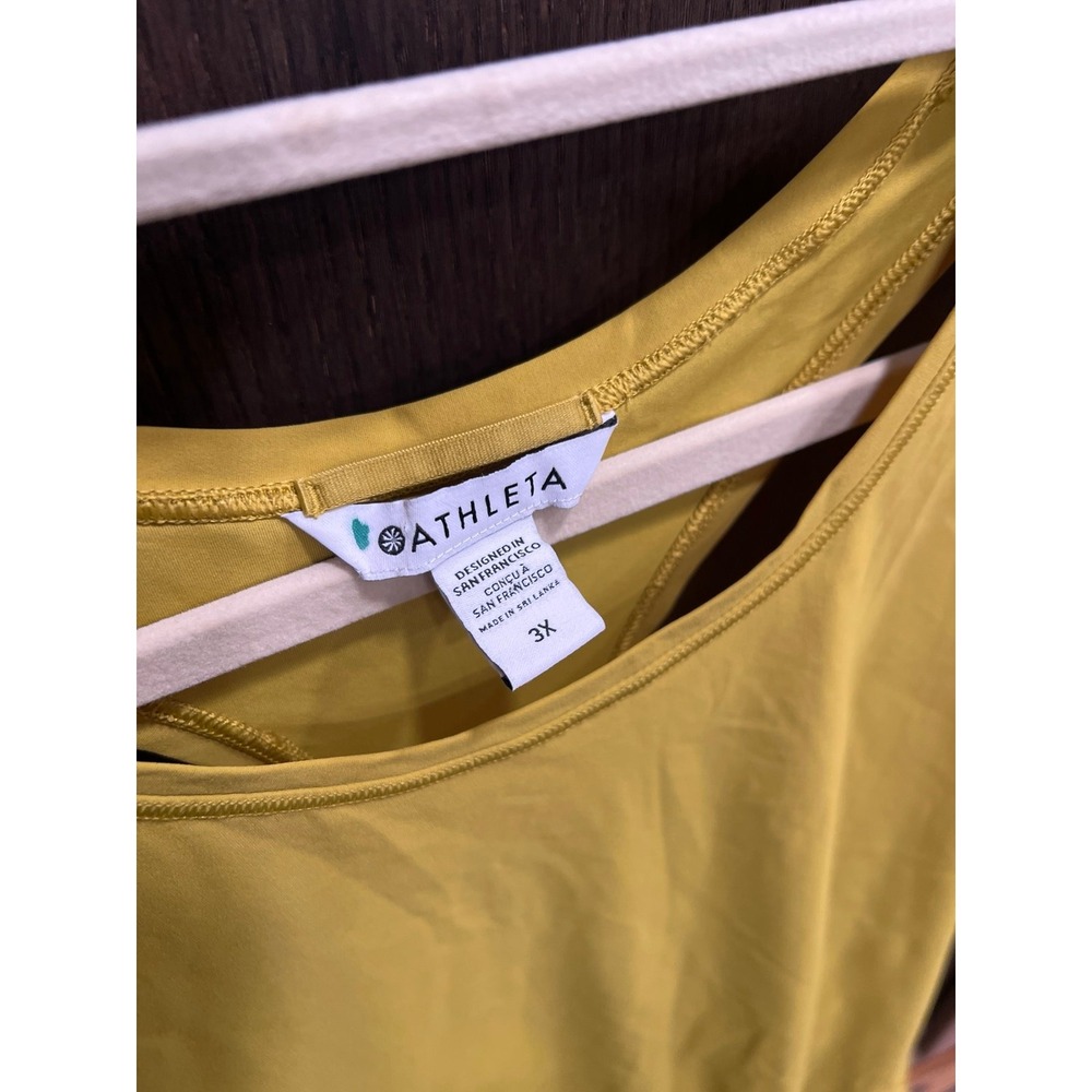 Athleta ultimate train tank camisole ultimate yellow‎ women's 3XL - Picture 3 of 4